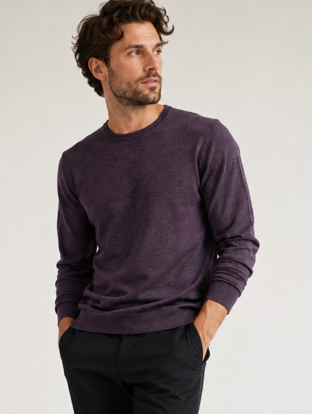 H&M (60$) | Merino Wool Men's Turtleneck Sweater, Size M